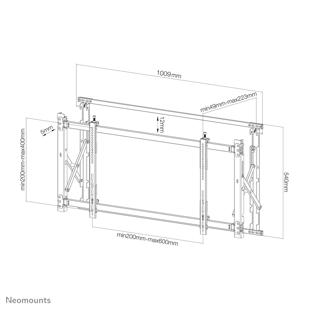 Neomounts support mural pour mur d'images